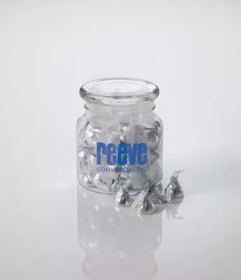 22 Oz. Glass Jar w/ Stock Wrapped Candies