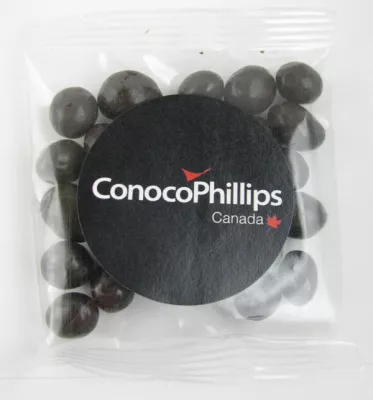 1 Oz. Goody Bag Dark Chocolate Espresso Beans