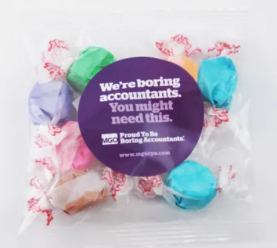 2 Oz. Handfuls of Salt Water Taffy