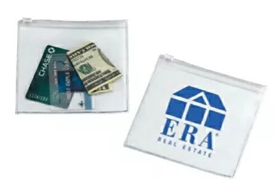 Vinyl Pouch w/Plastic Closure