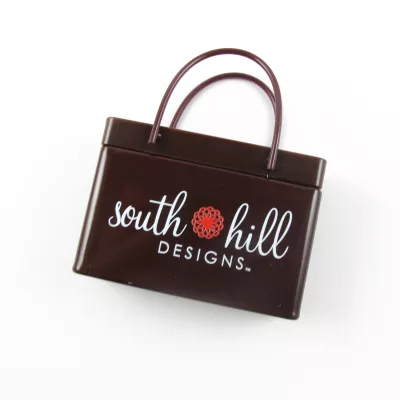 Brown Shopping Bag Mint Tin