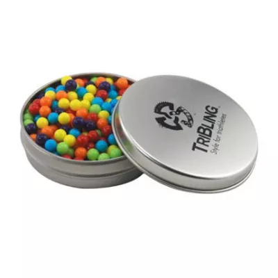 Round Tin with Mini Jawbreakers -1.7 Oz.
