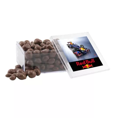 Acrylic Box w/Choc Covered Peanuts