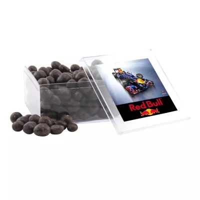 Acrylic Box w/Choc Espresso Beans