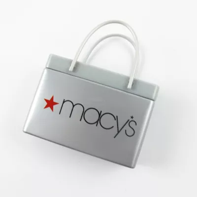 Silver Shopping Bag Mint Tin