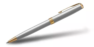 Parker® Sonnet Ballpoint Pen (Stainless Steel GT)