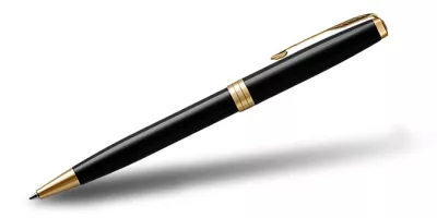 Parker® Sonnet Ballpoint Pen (Black Lacquer GT)