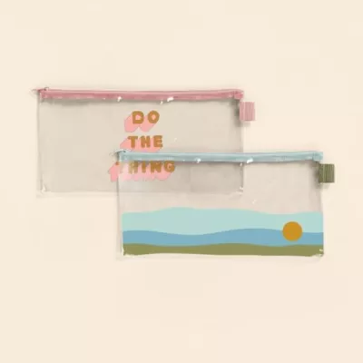 All The Things Pouch - Clear Vinyl