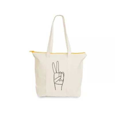 Continued Twinkles Natural Canvas Tote