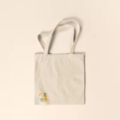 Continued Main Squeeze Super Size Natural Canvas Tote