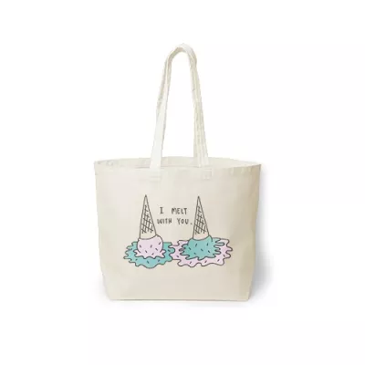 Continued Daily Grind Super Size Natural Canvas Tote