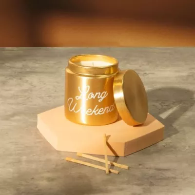 9 Oz Luxe Tin Candle - Direct Print