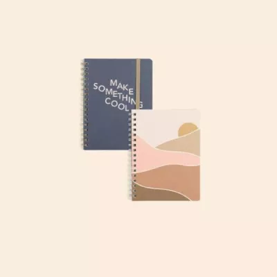 Journal - 6 X 4.5 Mailer - Wire - Blank Guts - V - Mini