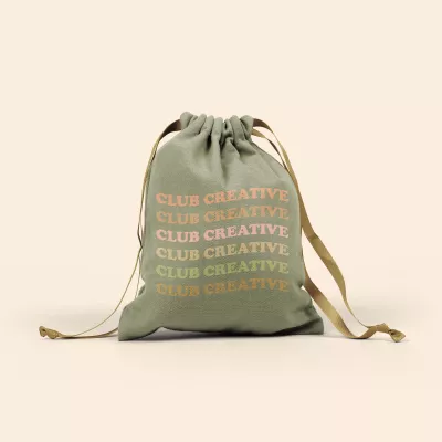 Goodie Four Shoes Gift Bag - 4CP Pigment Dyed Canvas