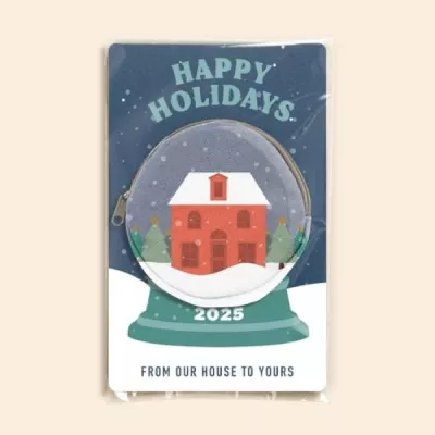 Snowglobe Coin Pouch Mailer