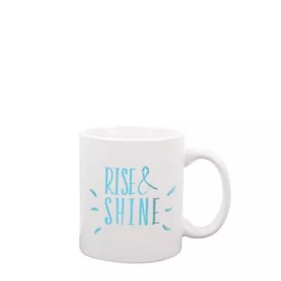 11 Oz. White C-Handle Mug