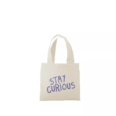 Continued Itty Bitty Natural Canvas Tote