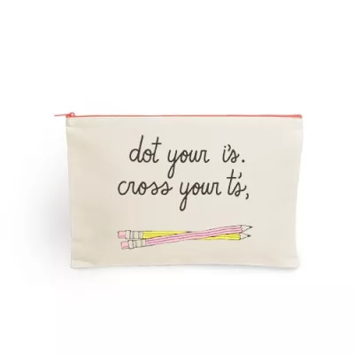 Continued Dottie Pouch (Natural Canvas)
