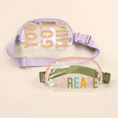 Simple Belt Bag - Clear Vinyl