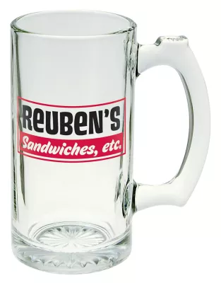 12 Oz. Glass Sports Mug