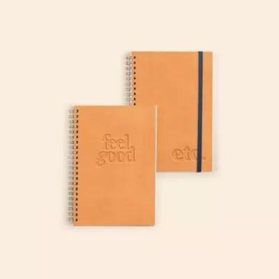 Journal - Debossed Leather Cover - Size W