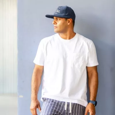 5-Panel Hat - Flat Brim - Unstructured - Corduroy