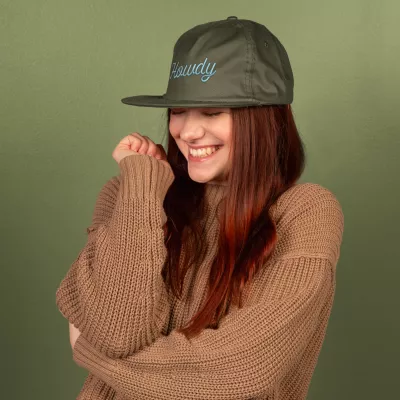 5-Panel Hat - Flat Brim - Unstructured - Cotton Twill