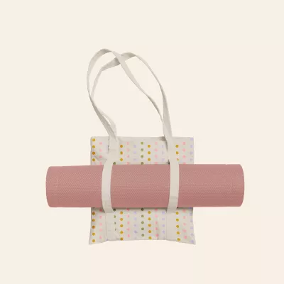Main Squeeze Yoga Tote - Natural Canvas