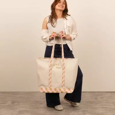 4CP Trim Morris Tote - Extra Large Zippered