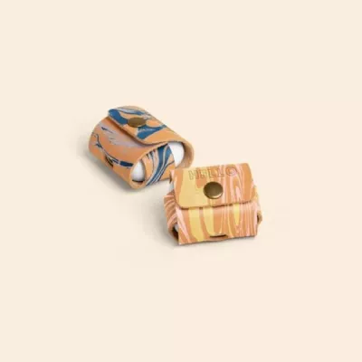 AirPods Cover - Marbled Leather