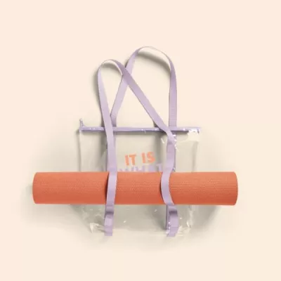 Twinkles Even More Yoga Tote - Clear Vinyl