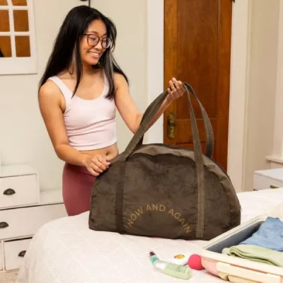 Continued Somewhere Tote (Corduroy)
