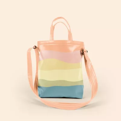 Vegan Leather Puddle Jumper Tote
