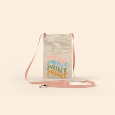 Natural Canvas Phone Sling