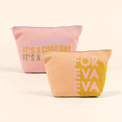 Denim Tweedle Dum Pouch