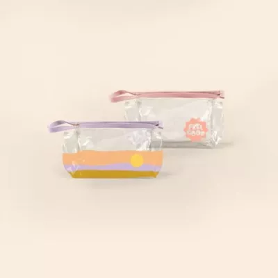 Clear Vinyl Jetsetter Small Pouch