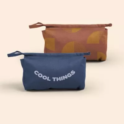 Jetsetter Medium - Colored Canvas With Leather Tab