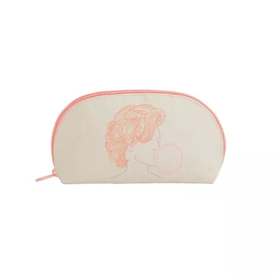 Continued Glam Clam Pouch (Natural Canvas)