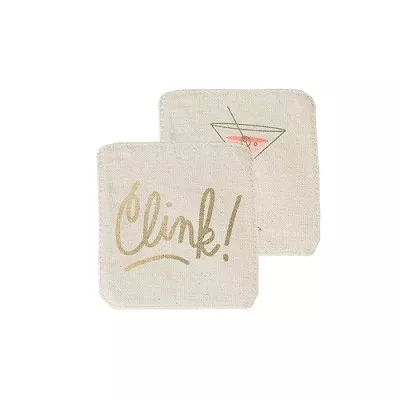 Continued Dripsy Coaster (Natural Canvas)
