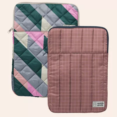15" Portrait Laptop Sleeve (Puff Puff)
