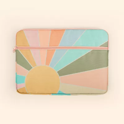 Zippered Pocket Laptop Sleeves - 4cp Poly - Large - 15"