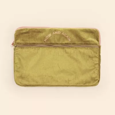 15" Zippered Pocket Laptop Sleeve (Corduroy)