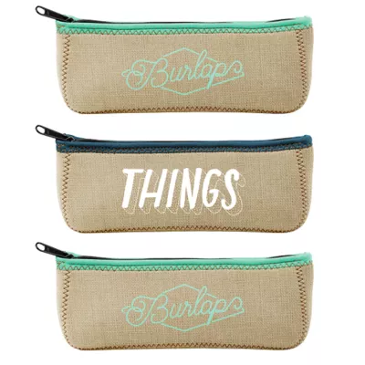 Burlap Canoe Pouch