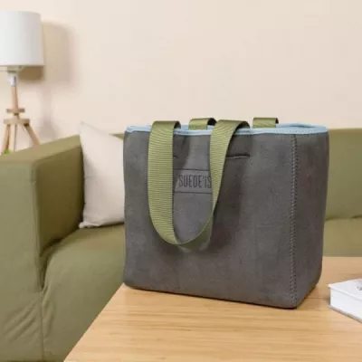 Small Suede-Ish Neoprene All Day Tote