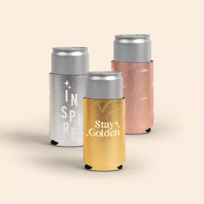 10 Oz. Metallic Neoprene Kolder Kaddy® Beverage Insulator