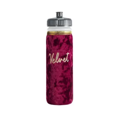 22 Oz. Van Metro Velvet Sport Bottle w/Sleeve & Push-Pull Lid