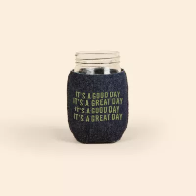 Jar Kaddy Denim Insulator