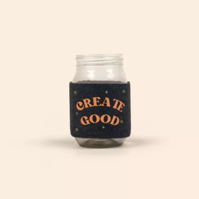 Denim Jar Sleeve