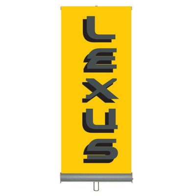 24"W x 79"H Retractable Banner & Stand Set
