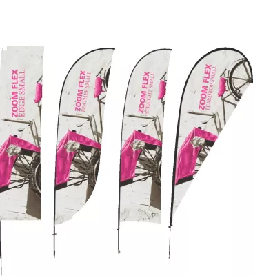 Zoom™ Flex Small Outdoor Flag Single-Sided